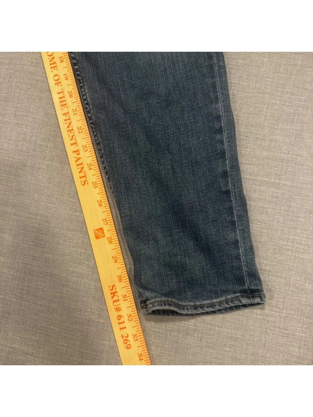Banana Republic Men’s Jeans 34x32 Dark Gray Straight Leg Denim Pants